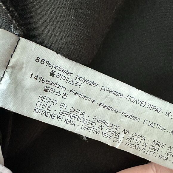 Zara Basic Collection M Black Faux Suede Open Front Jacket - Picture 8 of 9